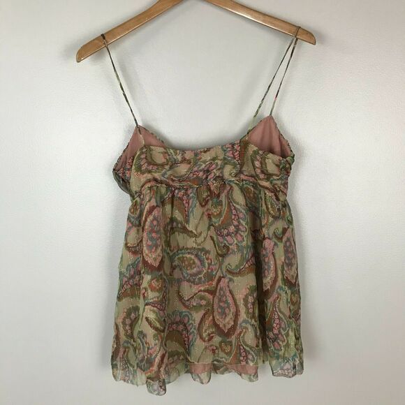 Robert Rodriguez silk Paisley Camisole Top - Picture 5 of 6